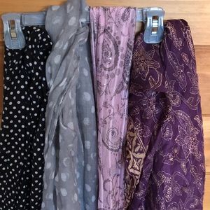 4 scarf lot